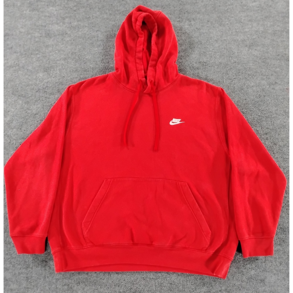 Nike Fleece Pullover Hoodie Sweatshirt Mens XL Cotton Blend Streetwear Normcore
